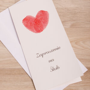 Zaproszenie na ślub wzór nr 3 - do ręcznego wypisywania