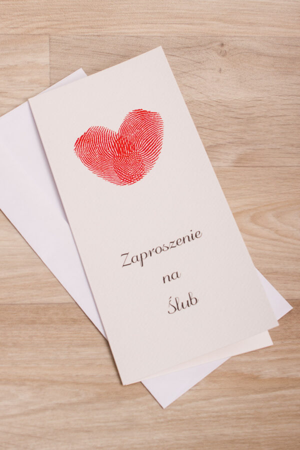 Zaproszenie na ślub wzór nr 3 - do ręcznego wypisywania