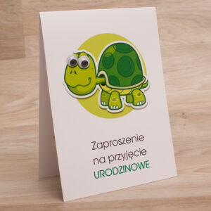 Zaproszenie na urodziny wzór nr 6 - do ręcznego wypisywania - obrazek 3