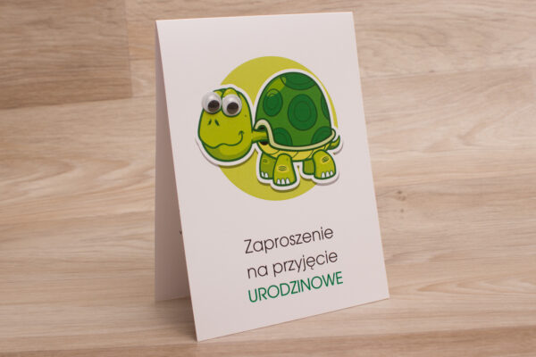 Zaproszenie na urodziny wzór nr 6 - do ręcznego wypisywania - obrazek 3
