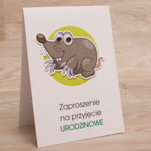 Zaproszenie na urodziny wzór nr 6 - do ręcznego wypisywania - obrazek 5