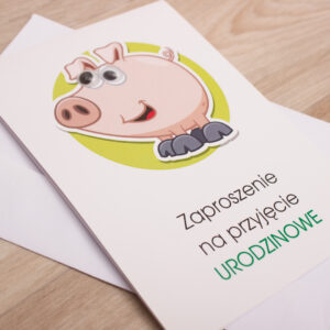 Zaproszenie na urodziny wzór nr 6 - do ręcznego wypisywania - obrazek 7
