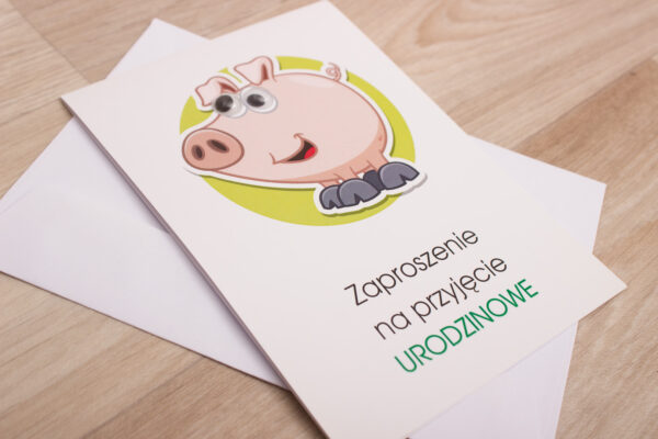 Zaproszenie na urodziny wzór nr 6 - do ręcznego wypisywania - obrazek 7