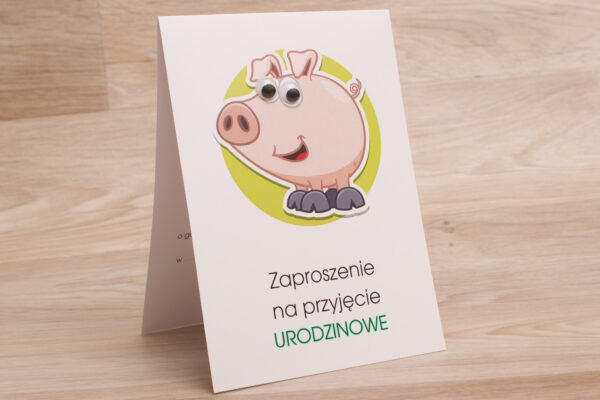 Zaproszenie na urodziny wzór nr 6 - do ręcznego wypisywania - obrazek 8