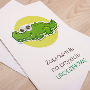 Zaproszenie na urodziny wzór nr 6 - do ręcznego wypisywania - obrazek 9