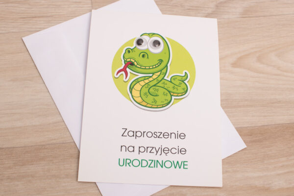 Zaproszenie na urodziny wzór nr 6 - do ręcznego wypisywania - obrazek 11