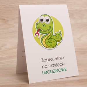 Zaproszenie na urodziny wzór nr 6 - do ręcznego wypisywania - obrazek 12