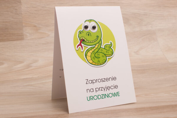 Zaproszenie na urodziny wzór nr 6 - do ręcznego wypisywania - obrazek 12