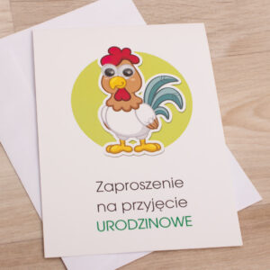 Zaproszenie na urodziny wzór nr 6 - do ręcznego wypisywania - obrazek 13