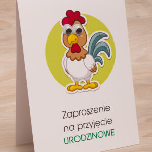 Zaproszenie na urodziny wzór nr 6 - do ręcznego wypisywania - obrazek 14