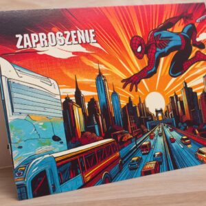 Zaproszenie na urodziny wzór nr 8 - do ręcznego wypisywania